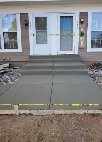 concrete contractor project in Roswell